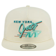 New York Jets New Era Liberty Golfer Adjustable Hat - Cream online