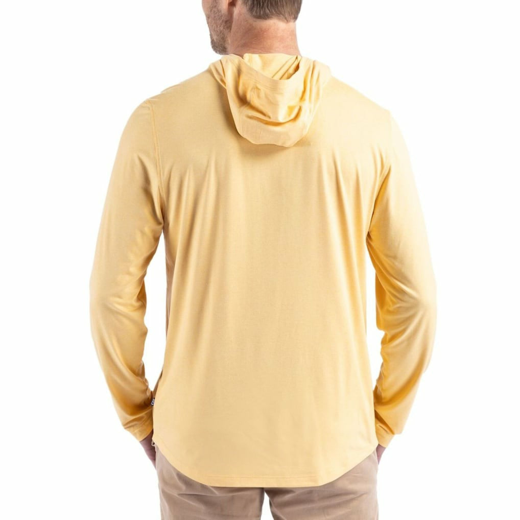Arizona Cardinals Cutter & Buck Throwback Logo Coastline Epic Comfort Eco Recycled Long Sleeve Hoodie T-Shirt - Yellow online