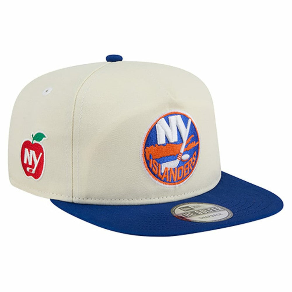 New York Islanders New Era Golfer Adjustable Hat - Cream Hats