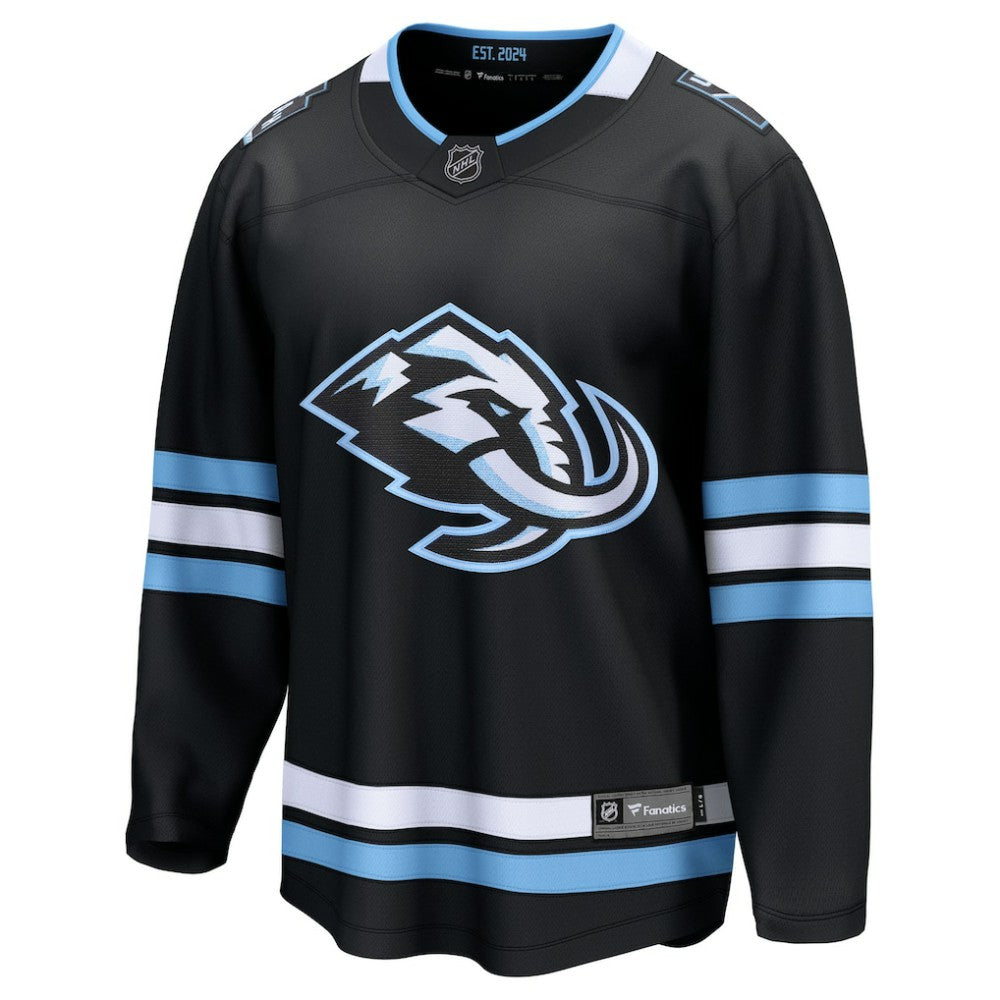 Utah Mammoth Fanatics Home Breakaway Jersey - Black Jerseys