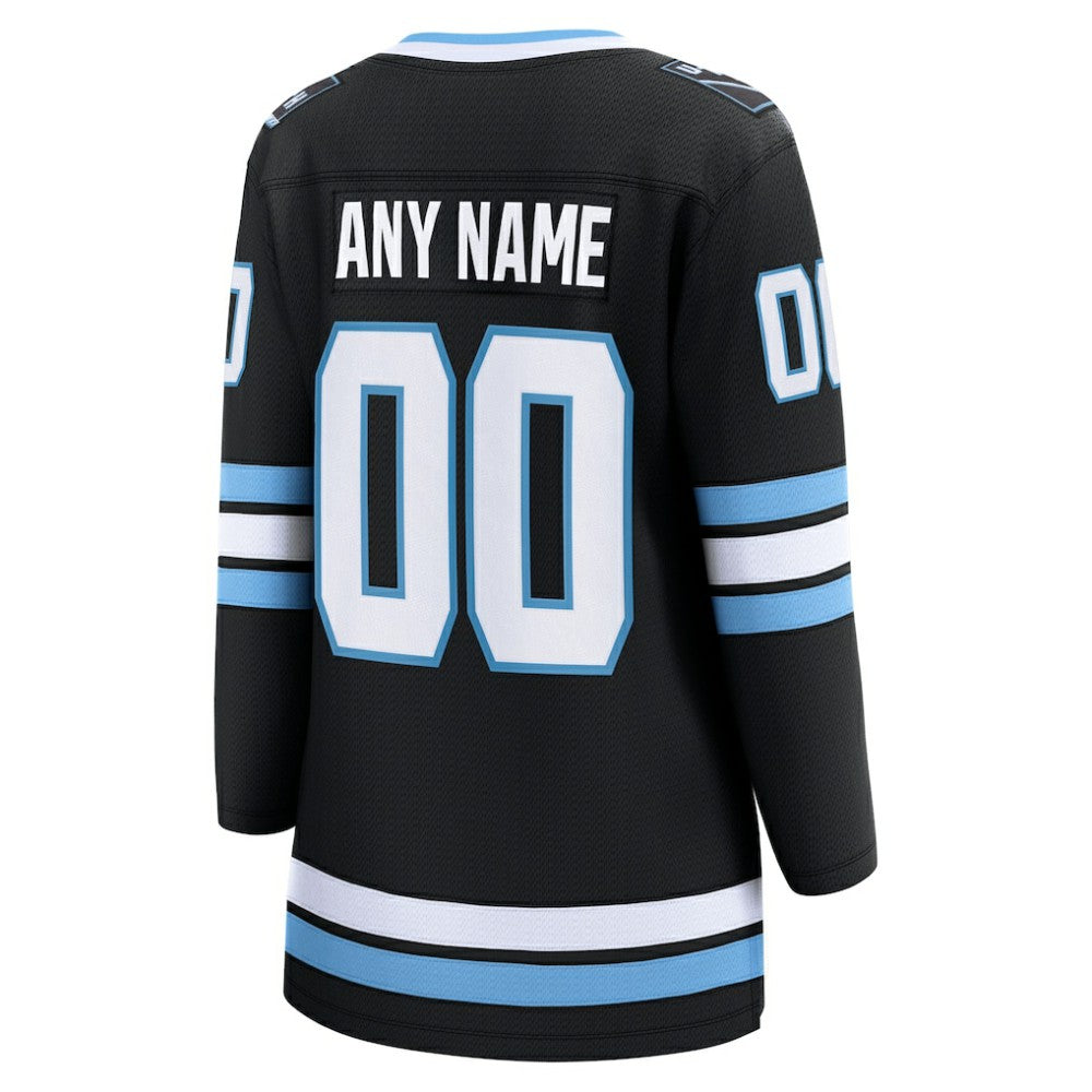Utah Mammoth Fanatics Women's Home Breakaway Custom Jersey - Black Jerseys