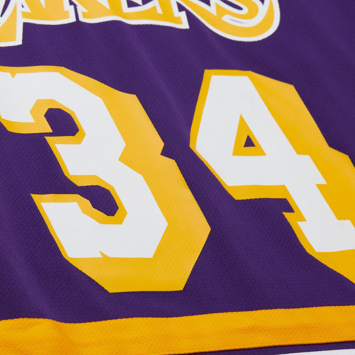 Shaquille O'Neal Los Angeles Lakers Unisex Maxxed Out Fashion Hockey Jersey - Purple discount