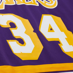 Shaquille O'Neal Los Angeles Lakers Unisex Maxxed Out Fashion Hockey Jersey - Purple discount