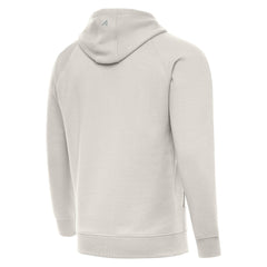 New York Knicks Antigua Big Logo Victory Pullover Hoodie - Cream for sale