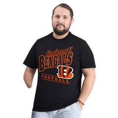 Cincinnati Bengals G-III Sports by Carl Banks Adaptive Headliner Graphic T-Shirt - Black outlet