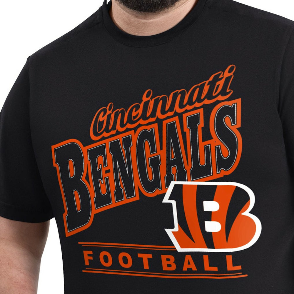 Cincinnati Bengals G-III Sports by Carl Banks Adaptive Headliner Graphic T-Shirt - Black outlet