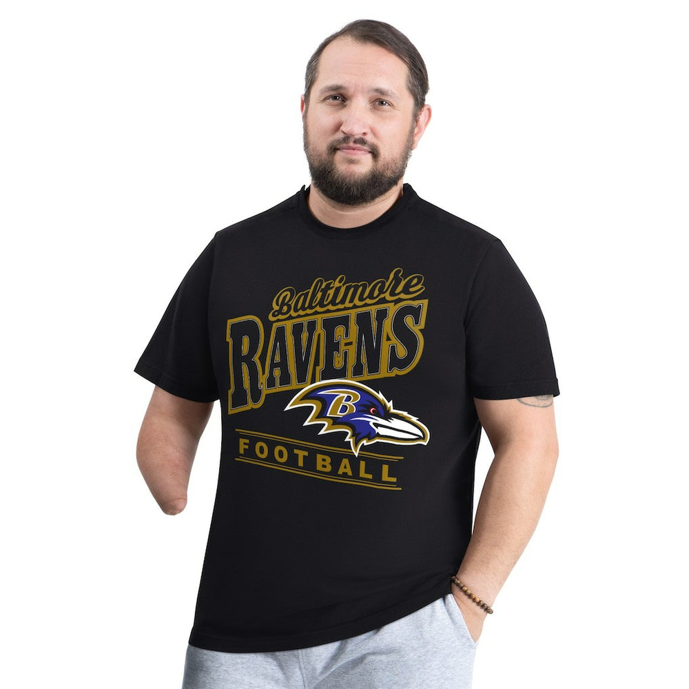 Baltimore Ravens G-III Sports by Carl Banks Adaptive Headliner Graphic T-Shirt - Black discount