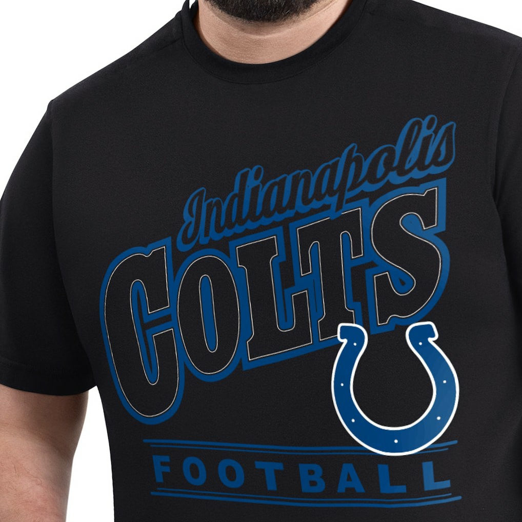 Indianapolis Colts G-III Sports by Carl Banks Adaptive Headliner Graphic T-Shirt - Black online
