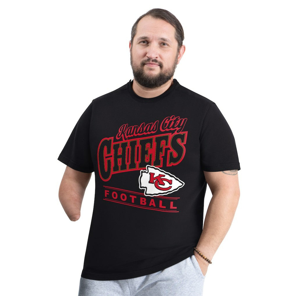 Kansas City Chiefs G-III Sports by Carl Banks Adaptive Headliner Graphic T-Shirt - Black sale