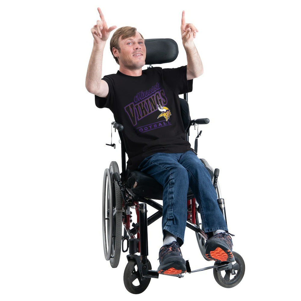Minnesota Vikings G-III Sports by Carl Banks Adaptive Headliner Graphic T-Shirt - Black outlet