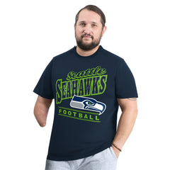 Seattle Seahawks G-III Sports by Carl Banks Adaptive Headliner Graphic T-Shirt - Navy outlet