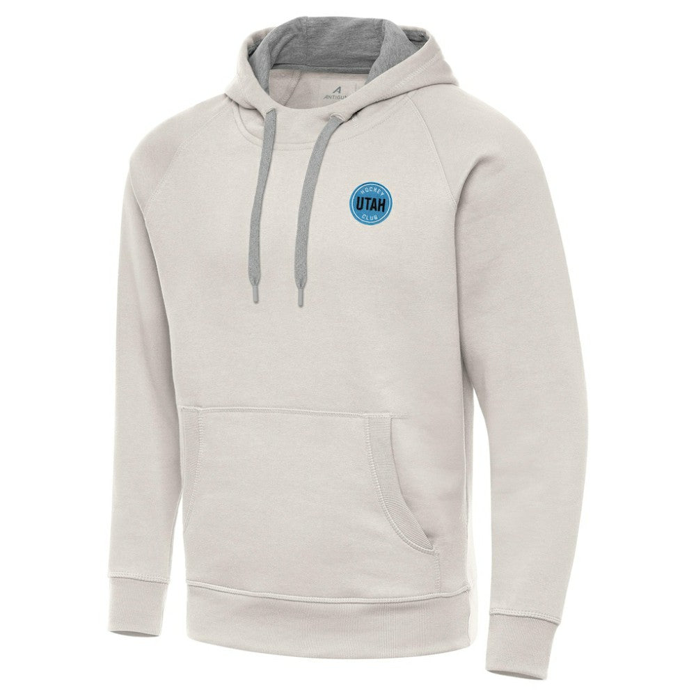 Utah Hockey Club Antigua Victory Pullover Hoodie - Cream Hoodies