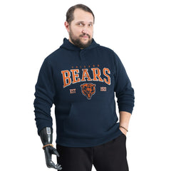 Chicago Bears G-III Sports by Carl Banks Adaptive Team Spirit Graphic Fleece Pullover Hoodie - Navy cheap