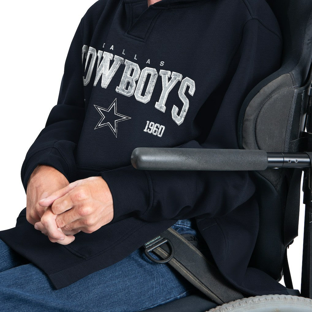 Dallas Cowboys G-III Sports by Carl Banks Adaptive Team Spirit Graphic Fleece Pullover Hoodie - Navy on sale