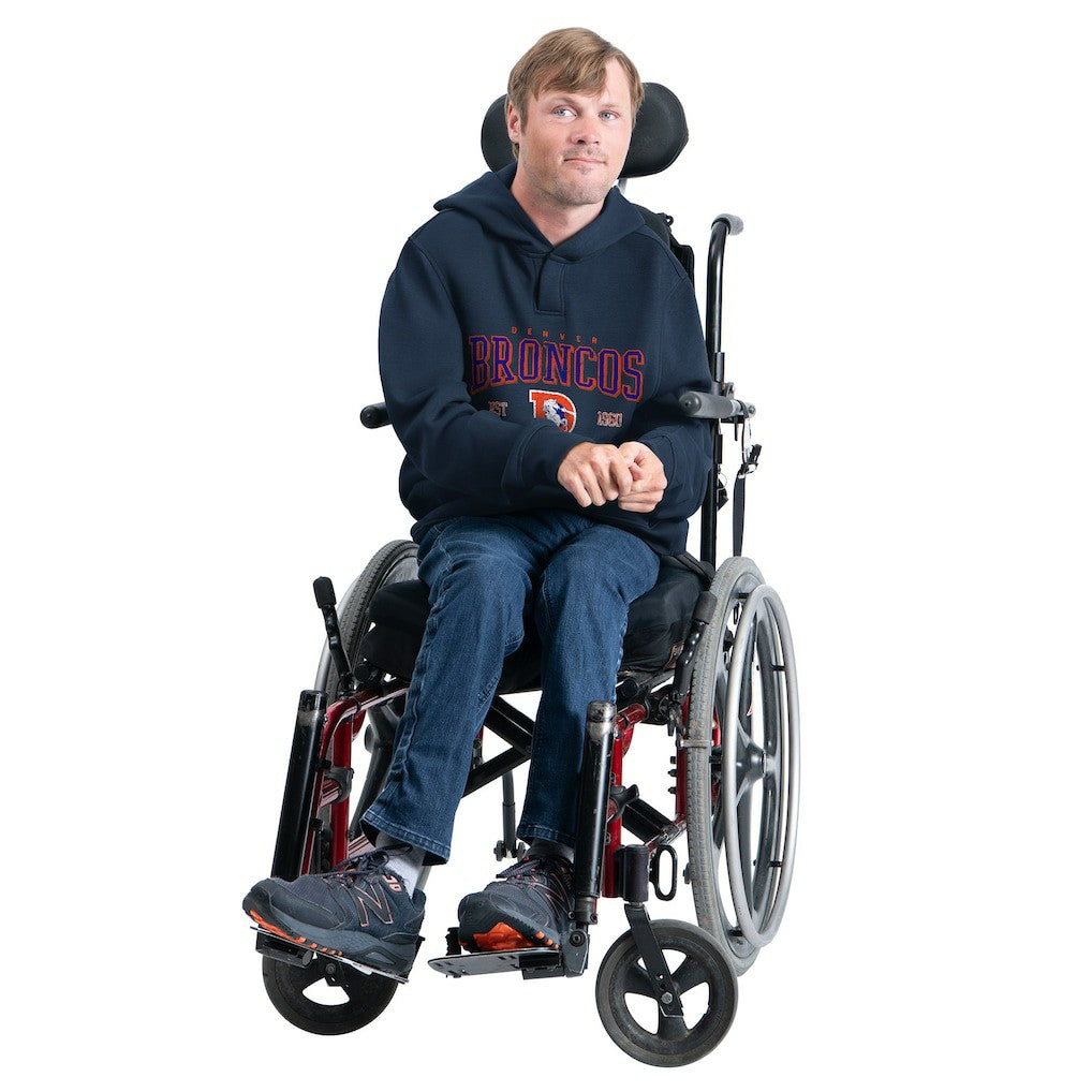 Denver Broncos G-III Sports by Carl Banks Adaptive Team Spirit Graphic Fleece Pullover Hoodie - Navy outlet
