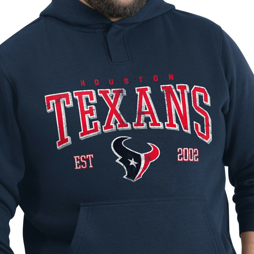 Houston Texans G-III Sports by Carl Banks Adaptive Team Spirit Graphic Fleece Pullover Hoodie - Navy discount