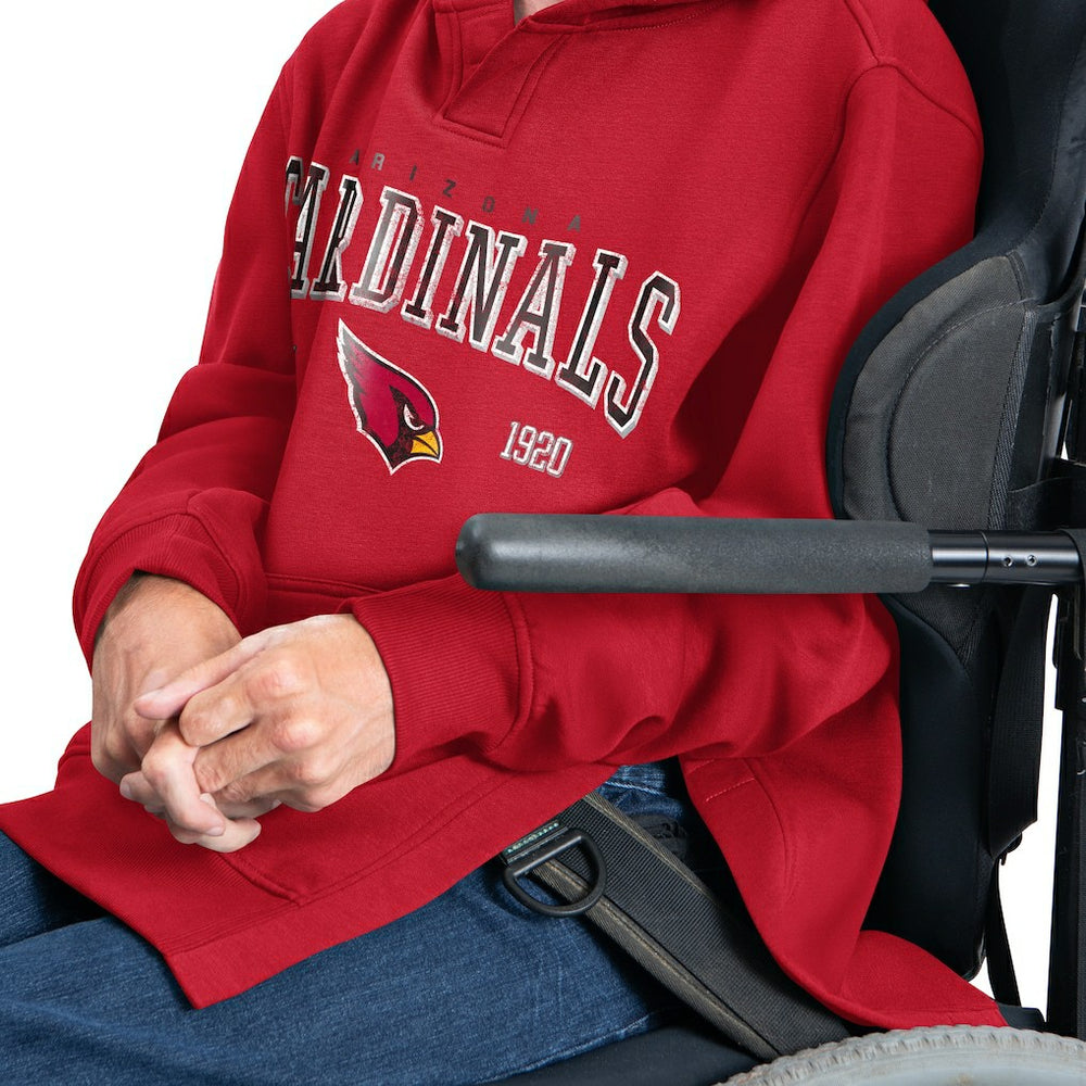 Arizona Cardinals G-III Sports by Carl Banks Adaptive Team Spirit Graphic Fleece Pullover Hoodie - Cardinal on sale