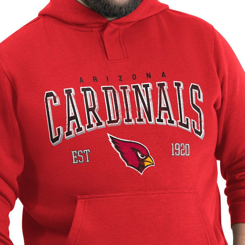 Arizona Cardinals G-III Sports by Carl Banks Adaptive Team Spirit Graphic Fleece Pullover Hoodie - Cardinal on sale