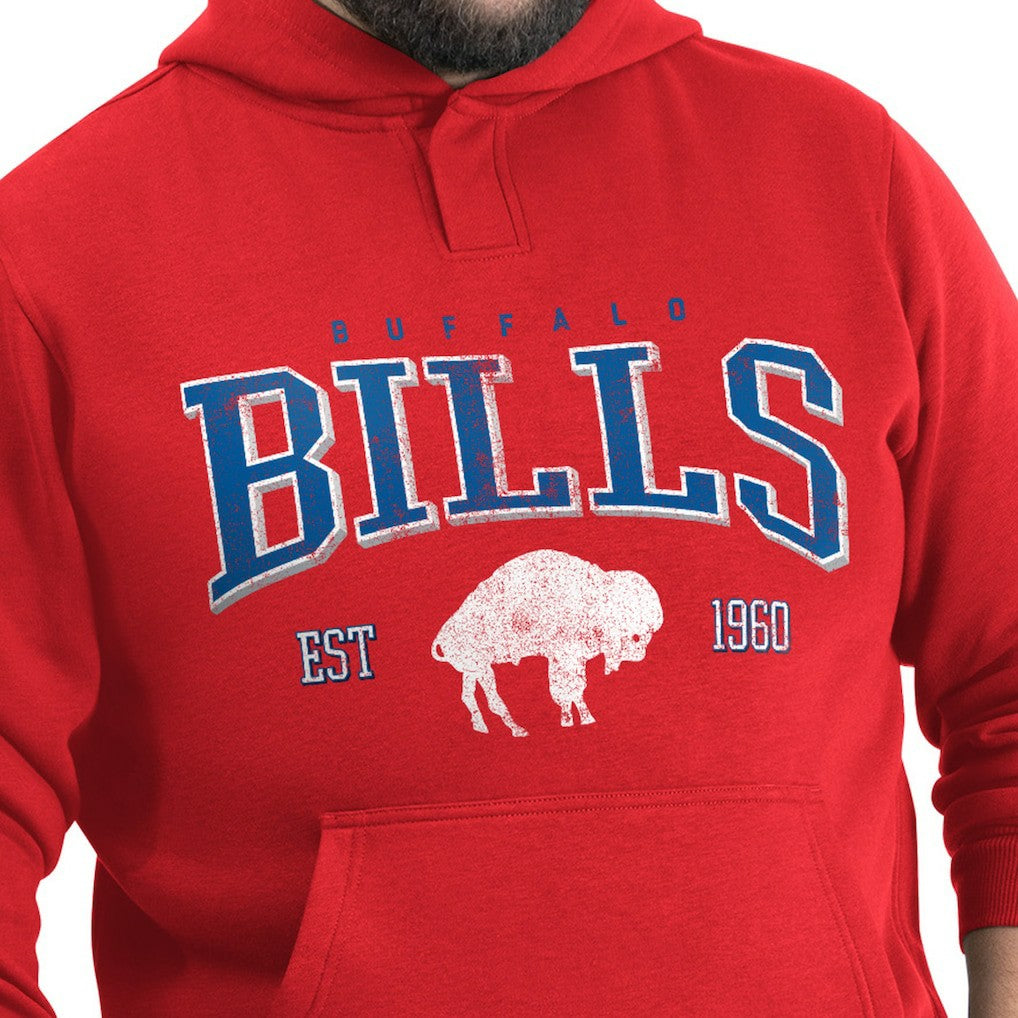 Buffalo Bills G-III Sports by Carl Banks Adaptive Team Spirit Graphic Fleece Pullover Hoodie - Red on sale