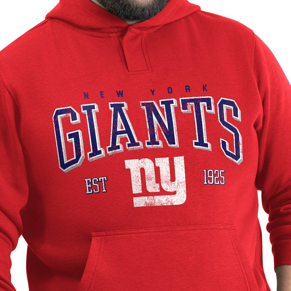 New York Giants G-III Sports by Carl Banks Adaptive Team Spirit Graphic Fleece Pullover Hoodie - Red sale