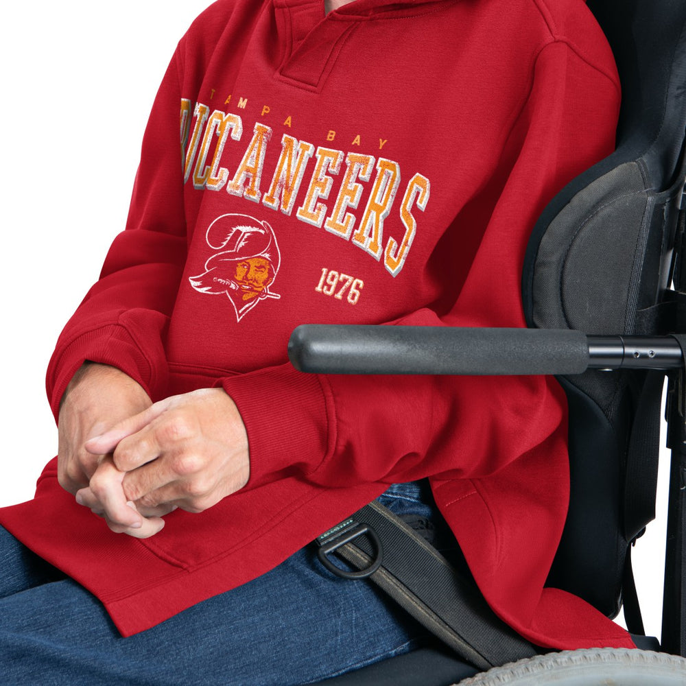 Tampa Bay Buccaneers G-III Sports by Carl Banks Adaptive Team Spirit Graphic Fleece Pullover Hoodie - Red sale