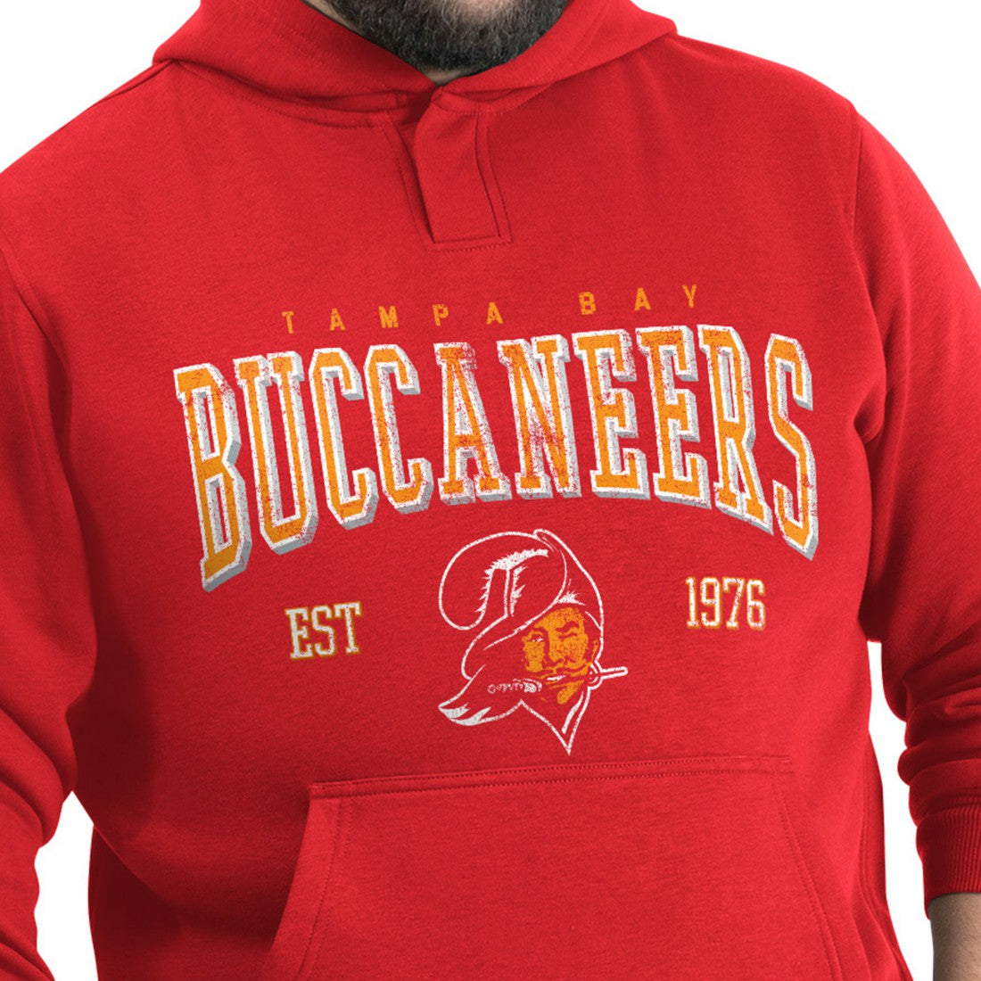Tampa Bay Buccaneers G-III Sports by Carl Banks Adaptive Team Spirit Graphic Fleece Pullover Hoodie - Red sale