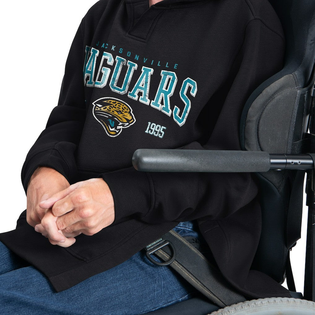 Jacksonville Jaguars G-III Sports by Carl Banks Adaptive Team Spirit Graphic Fleece Pullover Hoodie - Black on sale