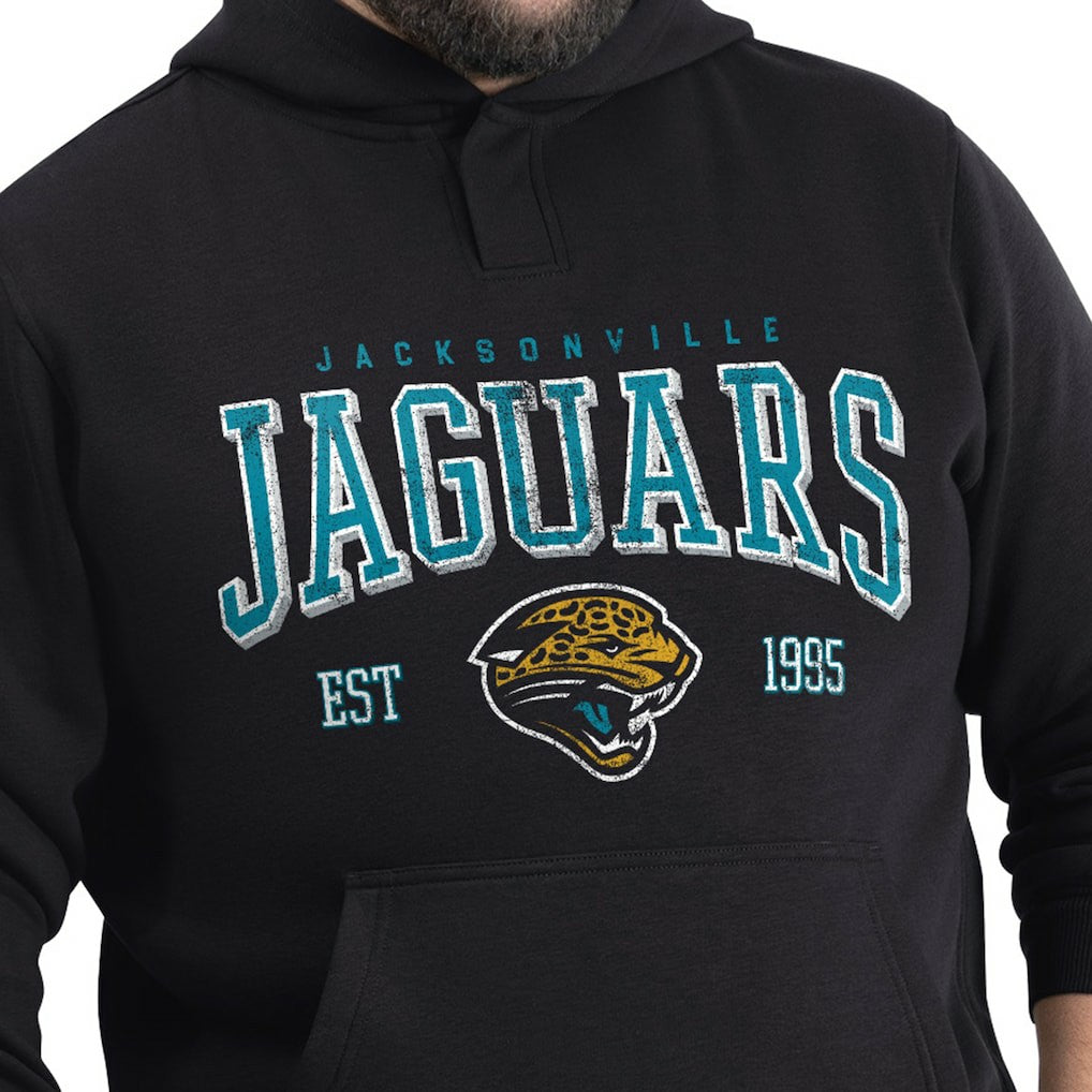 Jacksonville Jaguars G-III Sports by Carl Banks Adaptive Team Spirit Graphic Fleece Pullover Hoodie - Black on sale