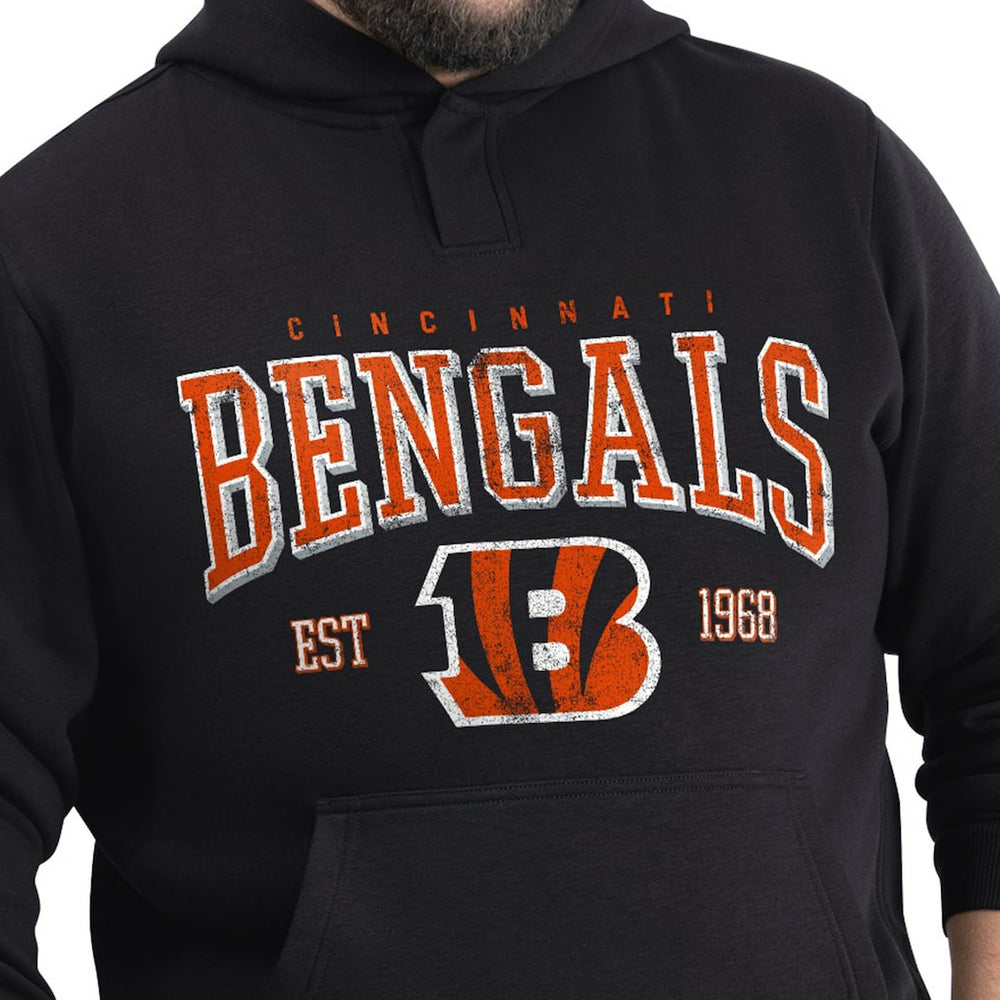 Cincinnati Bengals G-III Sports by Carl Banks Adaptive Team Spirit Graphic Fleece Pullover Hoodie - Black on sale