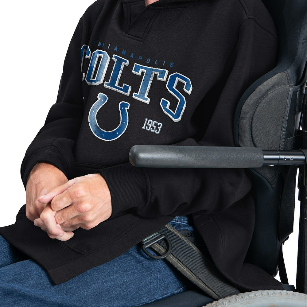 Indianapolis Colts G-III Sports by Carl Banks Adaptive Team Spirit Graphic Fleece Pullover Hoodie - Black sale