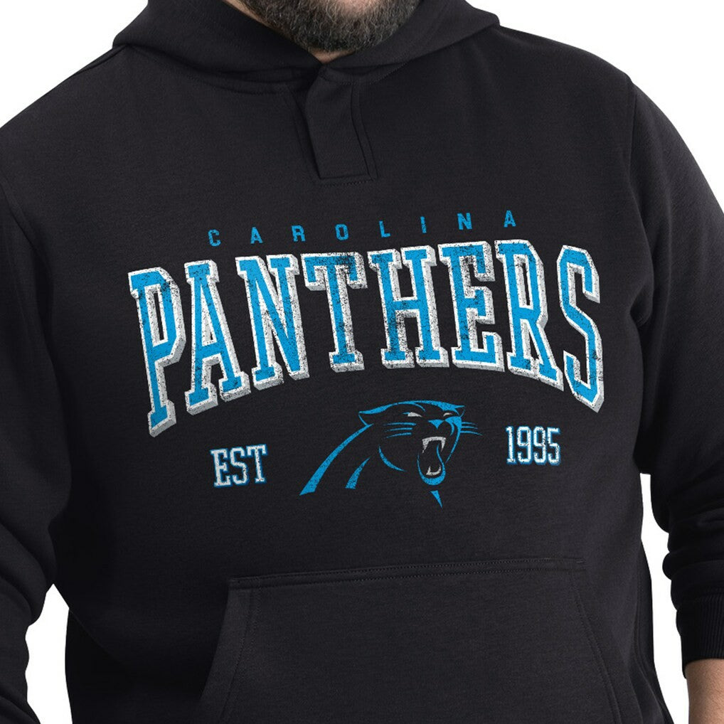 Carolina Panthers G-III Sports by Carl Banks Adaptive Team Spirit Graphic Fleece Pullover Hoodie - Black discount