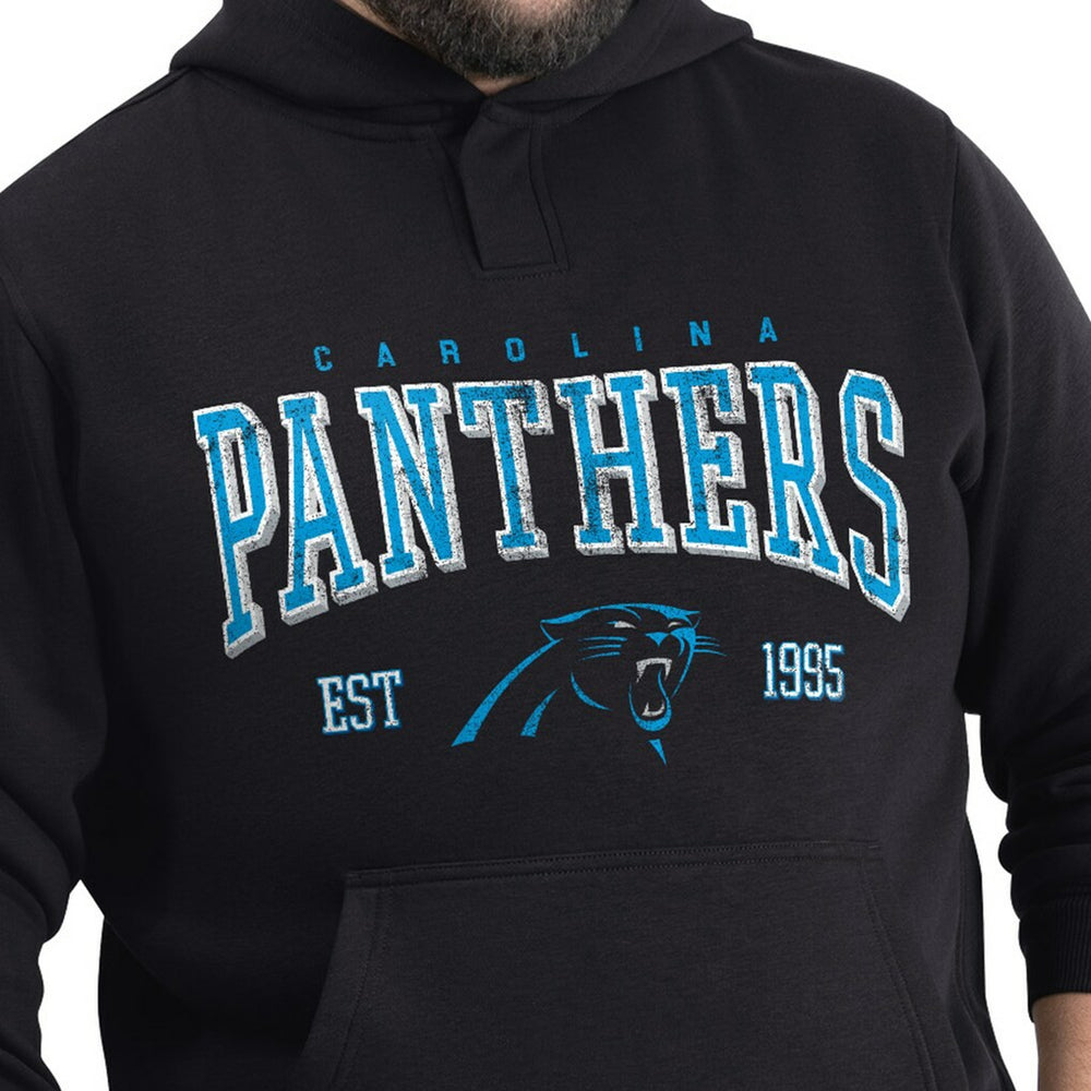 Carolina Panthers G-III Sports by Carl Banks Adaptive Team Spirit Graphic Fleece Pullover Hoodie - Black discount