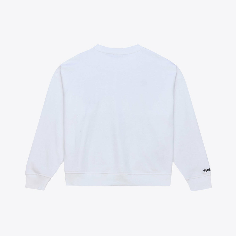 Milwaukee Bucks Women's Lightweight Block Letter Sweatshirt - White online