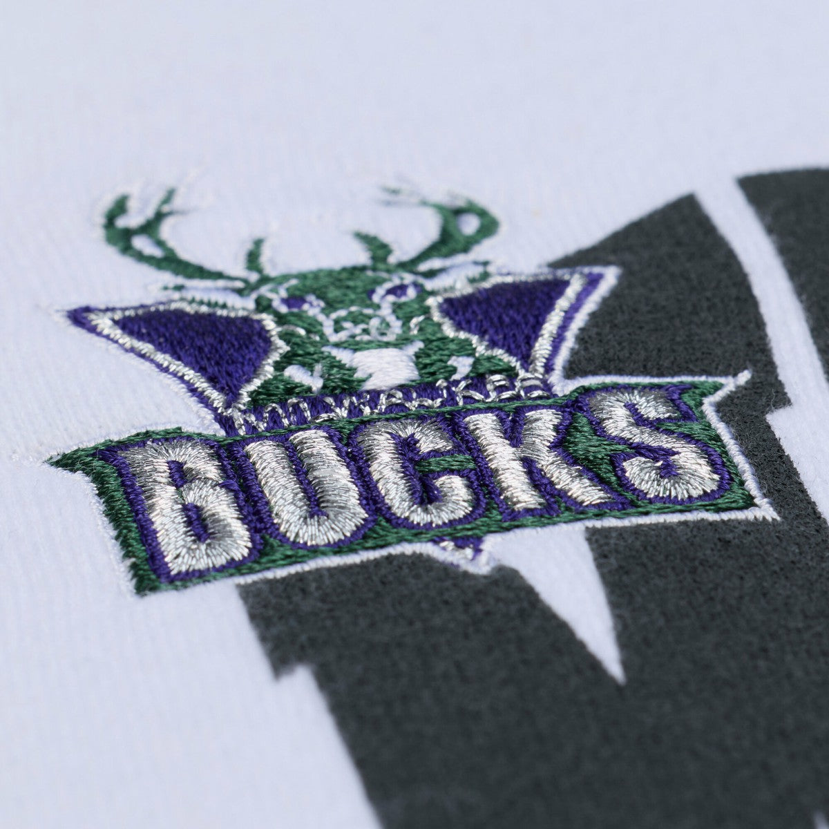 Milwaukee Bucks Women's Lightweight Block Letter Sweatshirt - White online