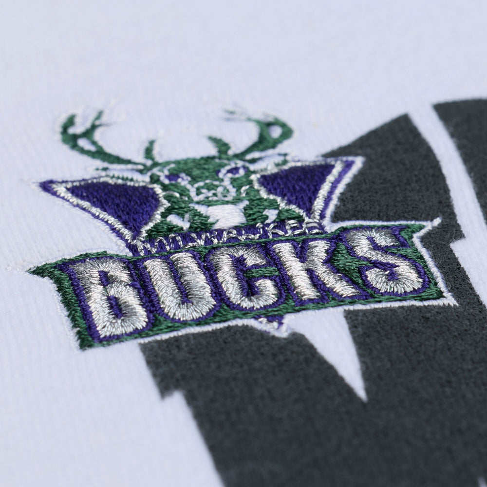 Milwaukee Bucks Women's Lightweight Block Letter Sweatshirt - White online