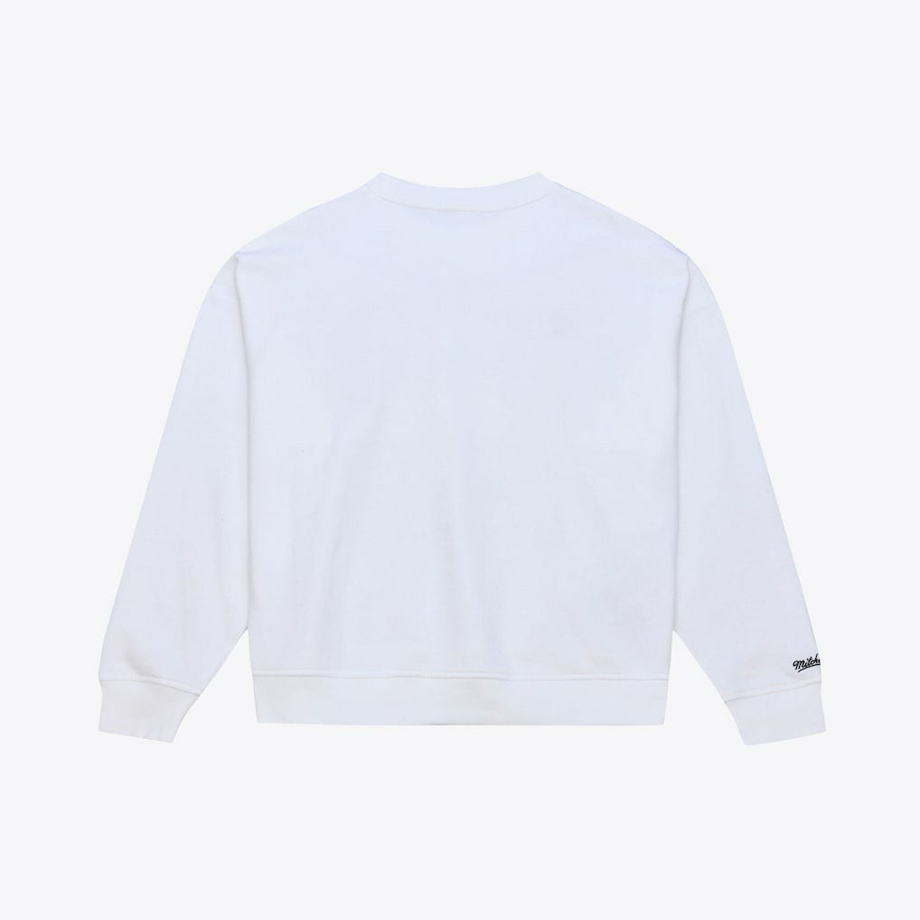 Chicago Bulls Women's Lightweight Block Letter Sweatshirt - White shop