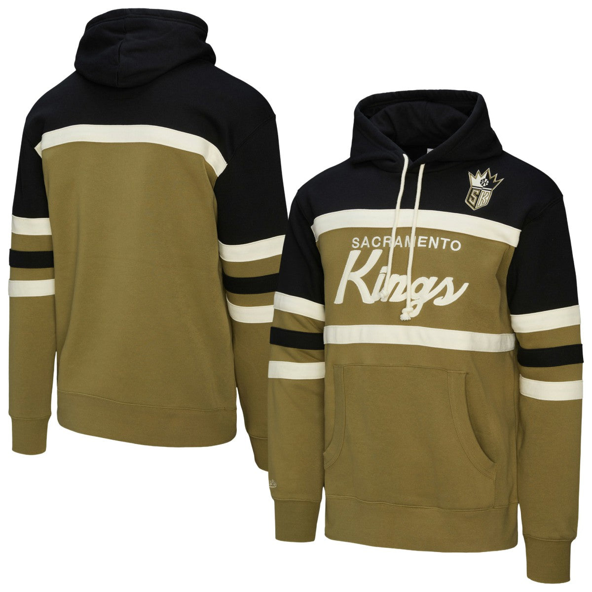 Sacramento Kings Double Clutch Head Coach Hoodie - Olive/Black sale