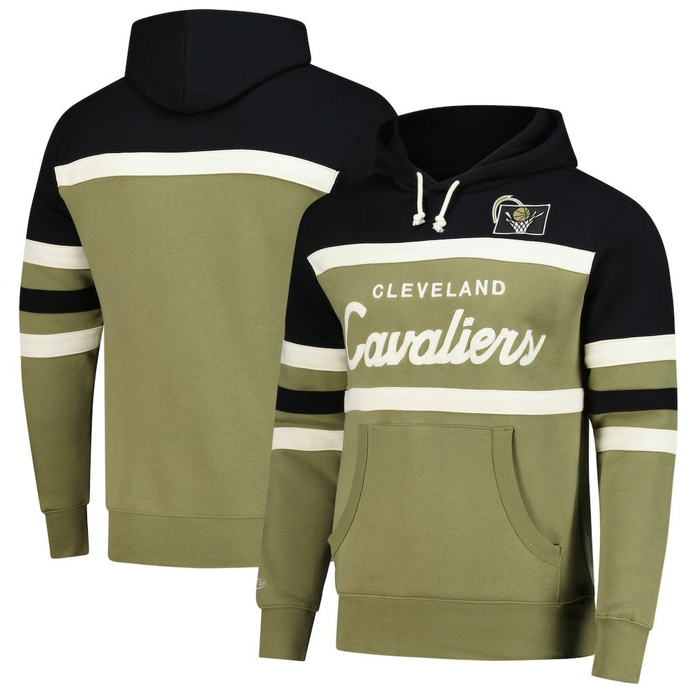 Cleveland Cavaliers Double Clutch Head Coach Hoodie sale - Olive/Black online