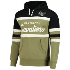 Cleveland Cavaliers Double Clutch Head Coach Hoodie sale - Olive/Black online