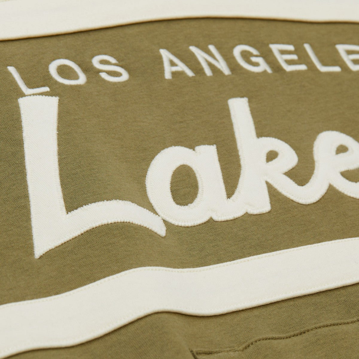 Los Angeles Lakers Double Clutch Head Coach Hoodie - Olive/Black sale