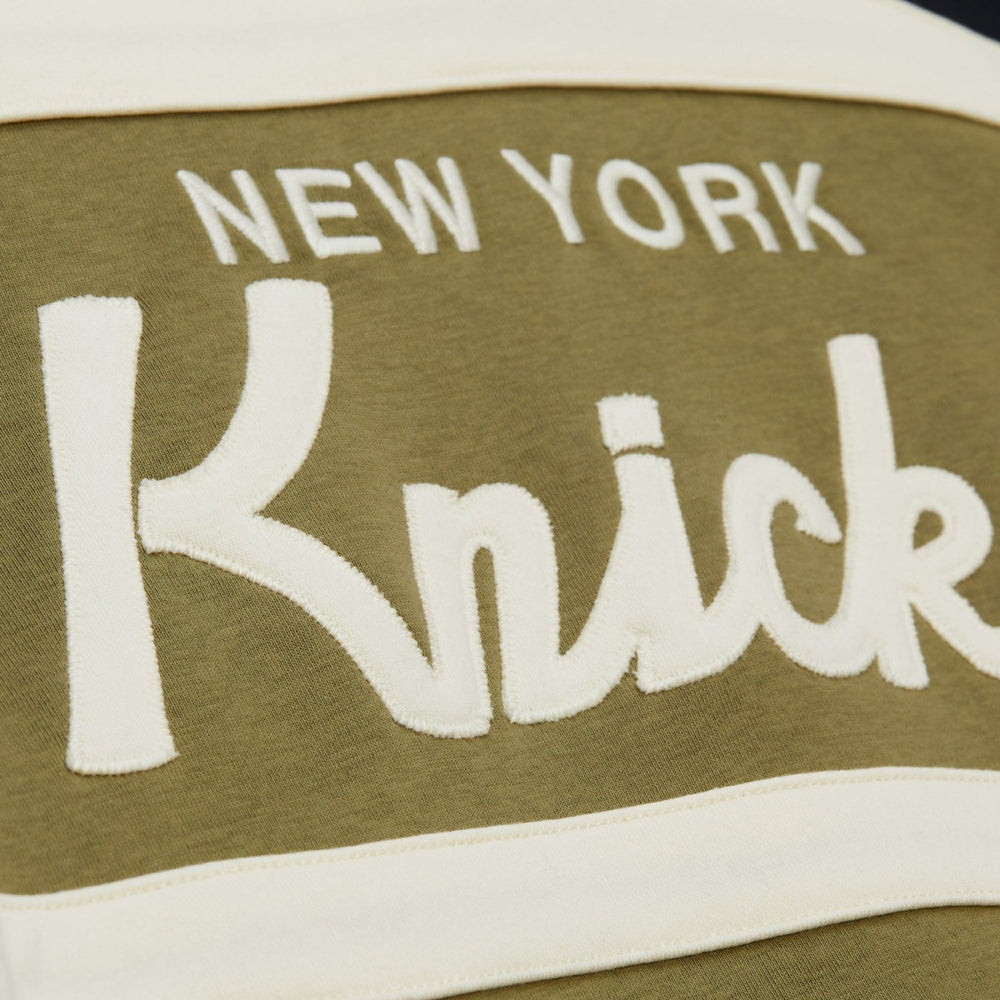New York Knicks Double Clutch Head Coach Hoodie - Olive/Black sale