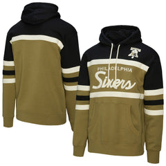 Philadelphia 76ers Double Clutch Head Coach Hoodie - Olive on sale