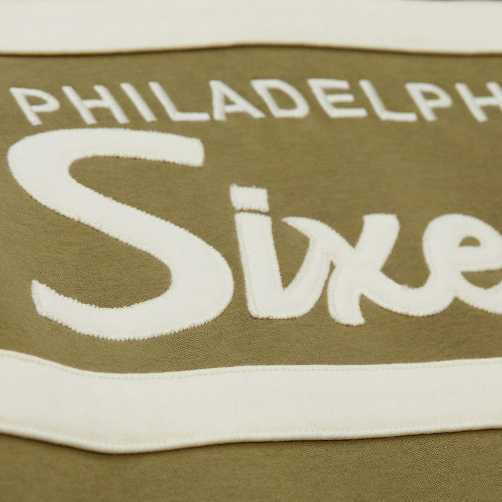 Philadelphia 76ers Double Clutch Head Coach Hoodie - Olive on sale