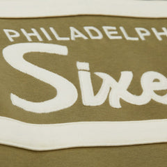 Philadelphia 76ers Double Clutch Head Coach Hoodie - Olive on sale