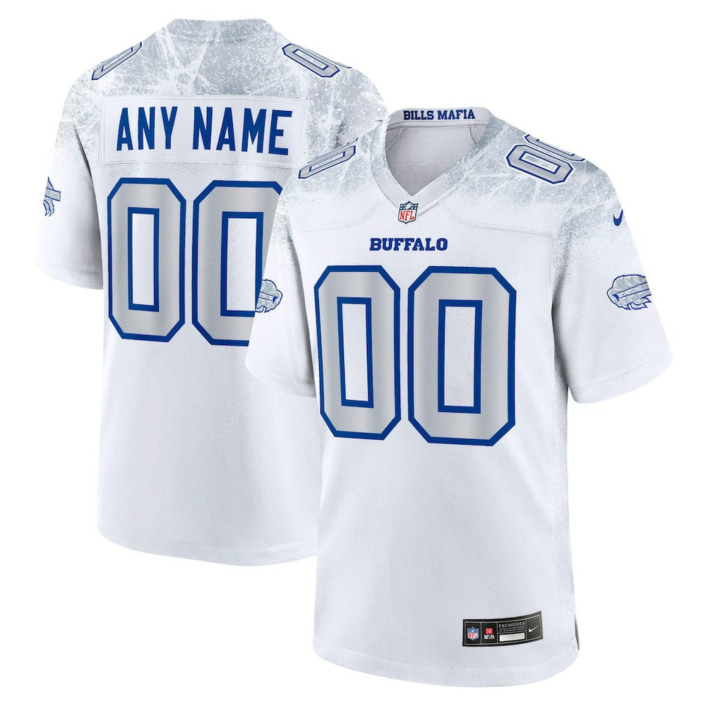 Buffalo Bills 2025 Rivalries Collection Custom Game Jersey - White for sale