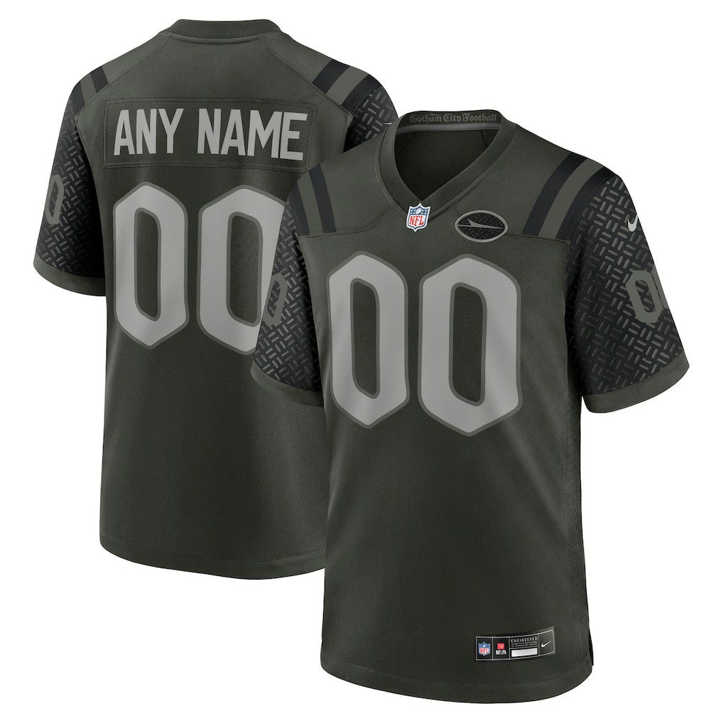 New York Jets 2025 Rivalries Collection Custom Game Jersey - Gotham Green online