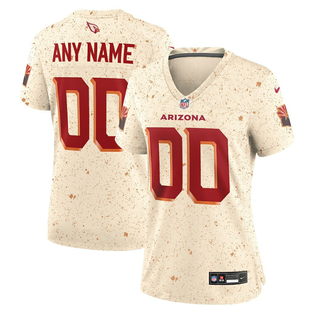 Arizona Cardinals Women's 2025 Rivalries Collection Custom Game Jersey - Natural outlet