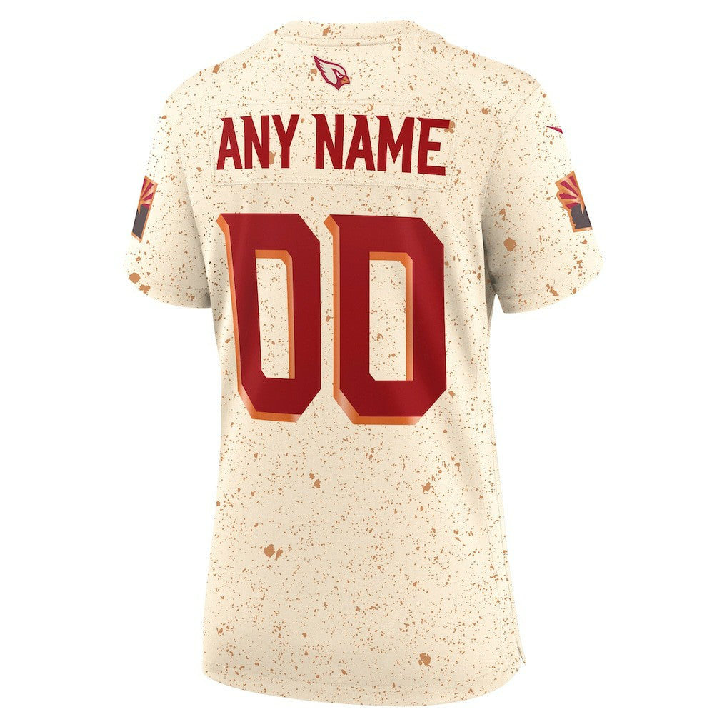 Arizona Cardinals Women's 2025 Rivalries Collection Custom Game Jersey - Natural outlet
