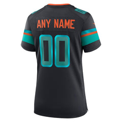 Miami Dolphins Women's 2025 Rivalries Collection Custom Game Jersey - Pitch Blue outlet