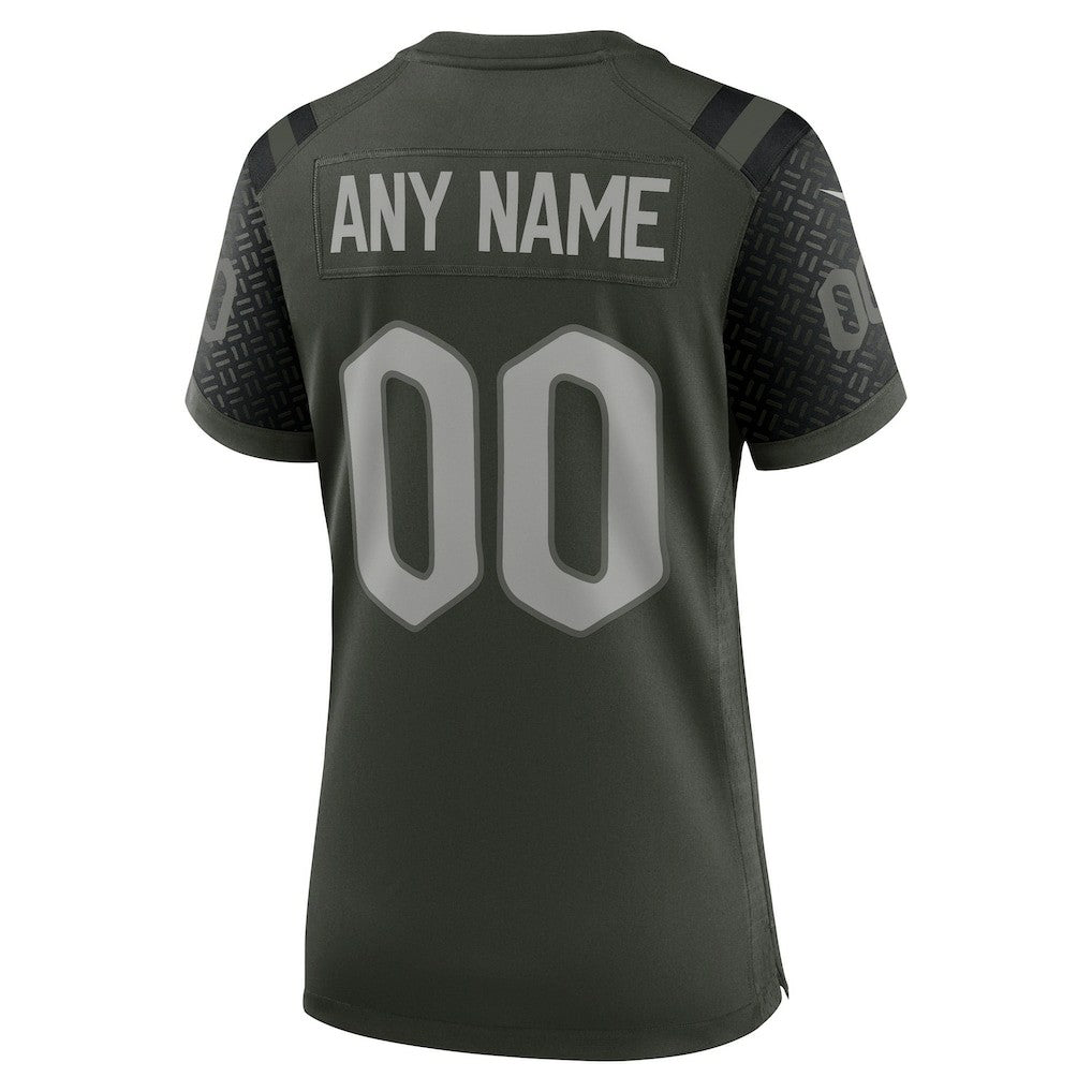 New York Jets Women's 2025 Rivalries Collection Custom Game Jersey - Gotham Green online